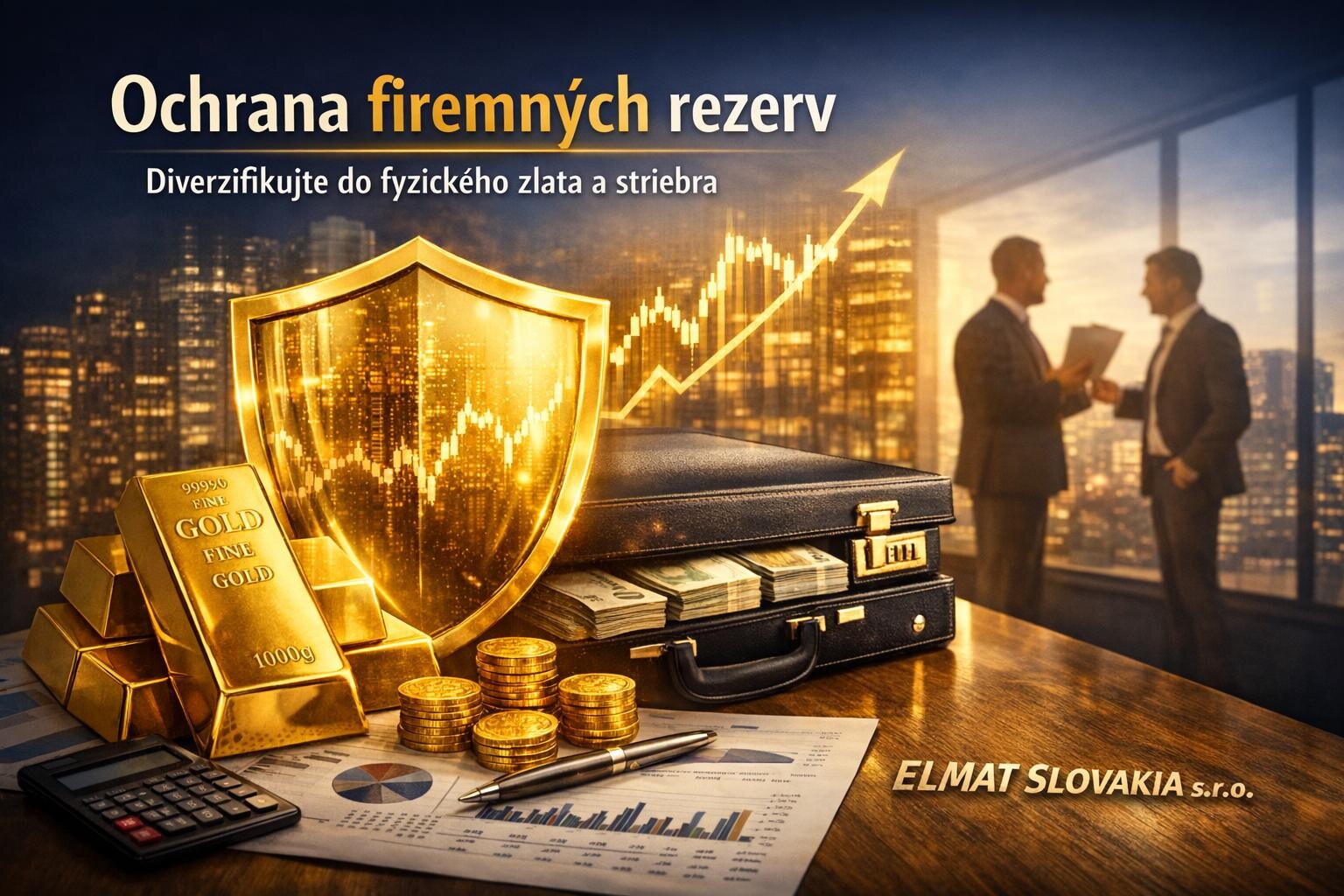 Zlato ako ochrana Firemných Rezerv