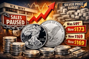 Skokové precenenie Strieborných mincí a odliatkov